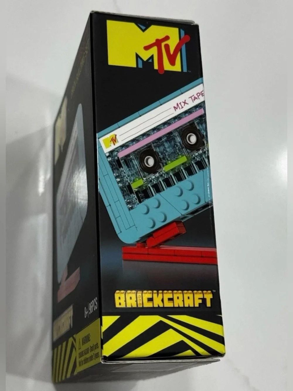 New MTV BRICKCRAFT Cassette Tape Building Brick Set - Retro Mix Tape 96 piece